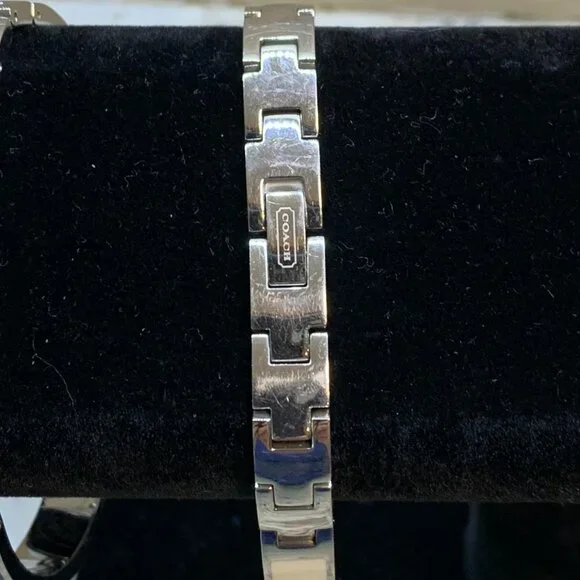 Coach Bangle Bracelet Watch Womens Ivory